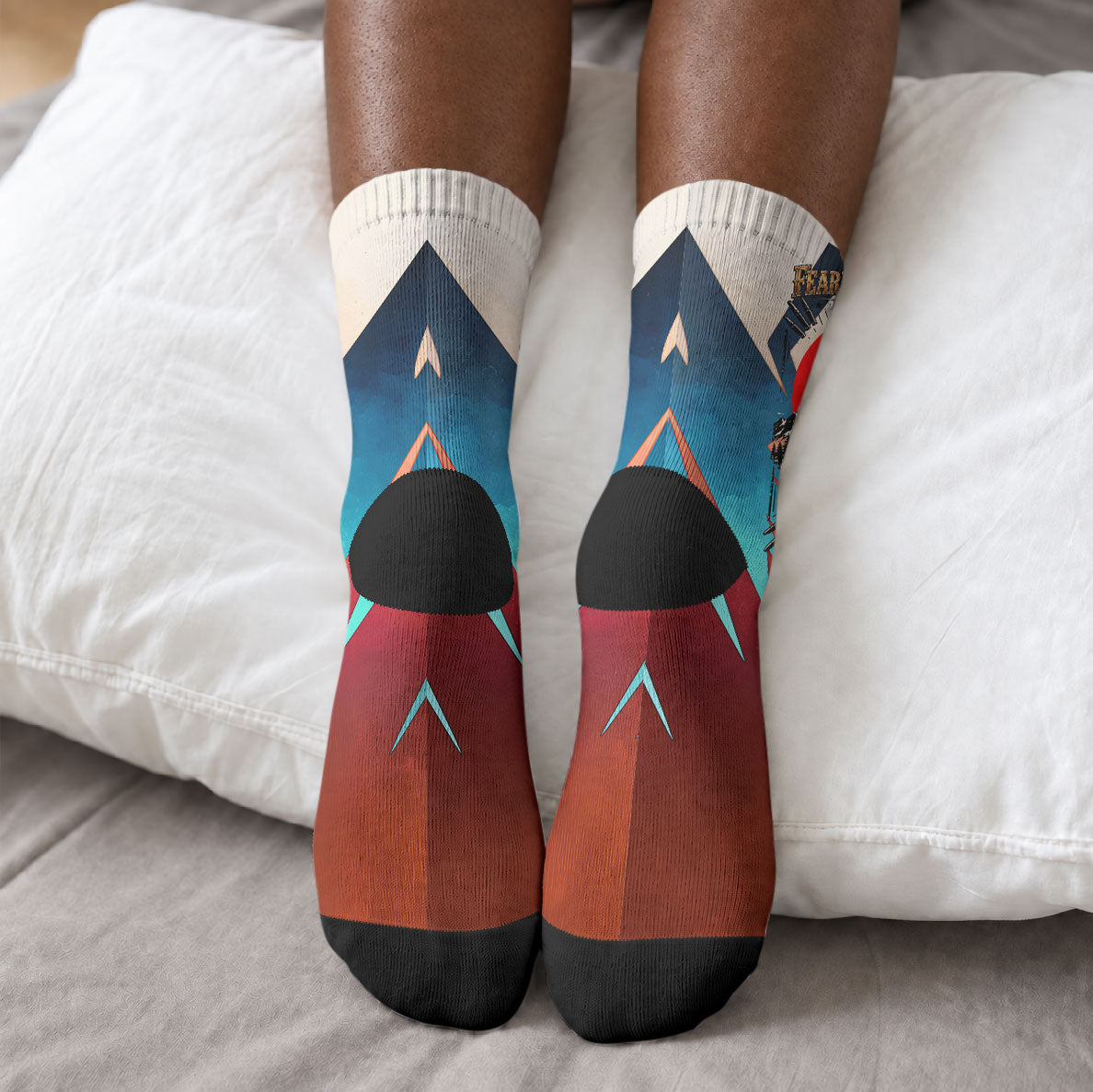 Mary Fields Crew Socks Vintage Western Wild West - Stagecoach Mary Black Cowgirl