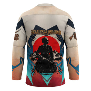 Mary Fields Hockey Jersey Vintage Western Wild West - Stagecoach Mary Black Cowgirl