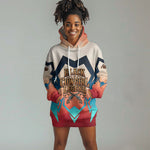 Mary Fields Hoodie Dress Vintage Western Wild West - Stagecoach Mary Black Cowgirl