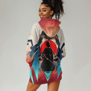Mary Fields Hoodie Dress Vintage Western Wild West - Stagecoach Mary Black Cowgirl