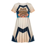Mary Fields Kid Short Sleeve Dress Vintage Western Wild West - Stagecoach Mary Black Cowgirl