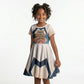 Mary Fields Kid Short Sleeve Dress Vintage Western Wild West - Stagecoach Mary Black Cowgirl