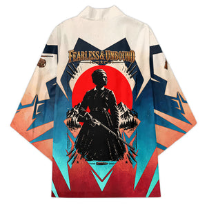 Mary Fields Kimono Vintage Western Wild West - Stagecoach Mary Black Cowgirl