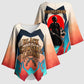 Mary Fields Kimono Sleeve Blouse Vintage Western Wild West - Stagecoach Mary Black Cowgirl