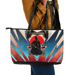 Mary Fields Leather Tote Bag Vintage Western Wild West - Stagecoach Mary Black Cowgirl