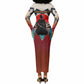 Mary Fields Long Sleeve Bodycon Dress Vintage Western Wild West - Stagecoach Mary Black Cowgirl