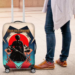 Mary Fields Luggage Cover Vintage Western Wild West - Stagecoach Mary Black Cowgirl
