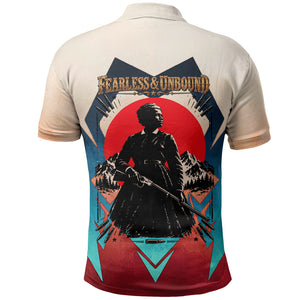 Mary Fields Polo Shirt Vintage Western Wild West - Stagecoach Mary Black Cowgirl
