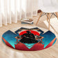 Mary Fields Round Carpet Vintage Western Wild West - Stagecoach Mary Black Cowgirl