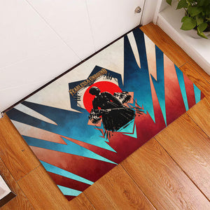 Mary Fields Rubber Doormat Vintage Western Wild West - Stagecoach Mary Black Cowgirl