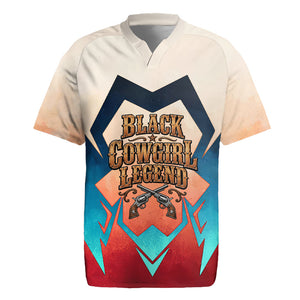 Mary Fields Rugby Jersey Vintage Western Wild West - Stagecoach Mary Black Cowgirl