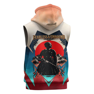 Mary Fields Sleeveless Hoodie Vintage Western Wild West - Stagecoach Mary Black Cowgirl