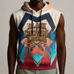 Mary Fields Sleeveless Hoodie Vintage Western Wild West - Stagecoach Mary Black Cowgirl