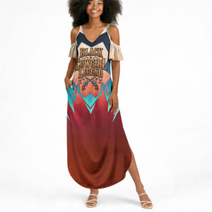 Mary Fields Summer Maxi Dress Vintage Western Wild West - Stagecoach Mary Black Cowgirl