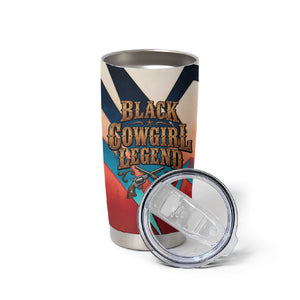 Mary Fields Tumbler Cup Vintage Western Wild West - Stagecoach Mary Black Cowgirl