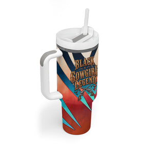 Mary Fields Tumbler With Handle Vintage Western Wild West - Stagecoach Mary Black Cowgirl