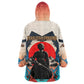Mary Fields Wearable Blanket Hoodie Vintage Western Wild West - Stagecoach Mary Black Cowgirl