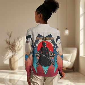 Mary Fields Women Casual Shirt Vintage Western Wild West - Stagecoach Mary Black Cowgirl