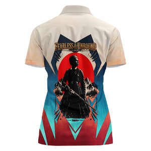 Mary Fields Women Polo Shirt Vintage Western Wild West - Stagecoach Mary Black Cowgirl