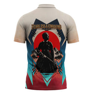 Mary Fields Zipper Polo Shirt Vintage Western Wild West - Stagecoach Mary Black Cowgirl