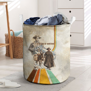Mary Fields Stagecoach Mary Laundry Basket Vintage Western Wild West Cascade Region Pioneer