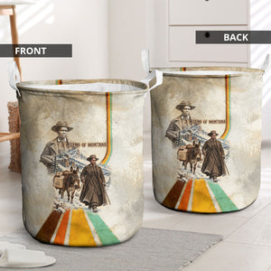 Mary Fields Stagecoach Mary Laundry Basket Vintage Western Wild West Cascade Region Pioneer