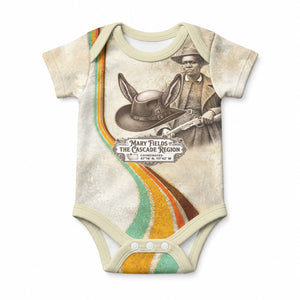 Mary Fields Stagecoach Mary Baby Onesie Vintage Western Wild West Cascade Region Pioneer