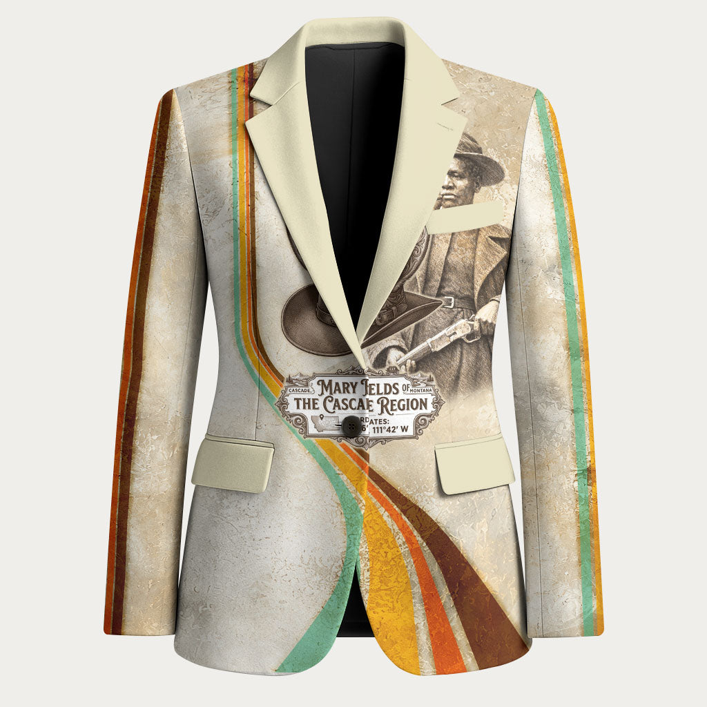 Mary Fields Stagecoach Mary Blazer Vintage Western Wild West Cascade Region Pioneer