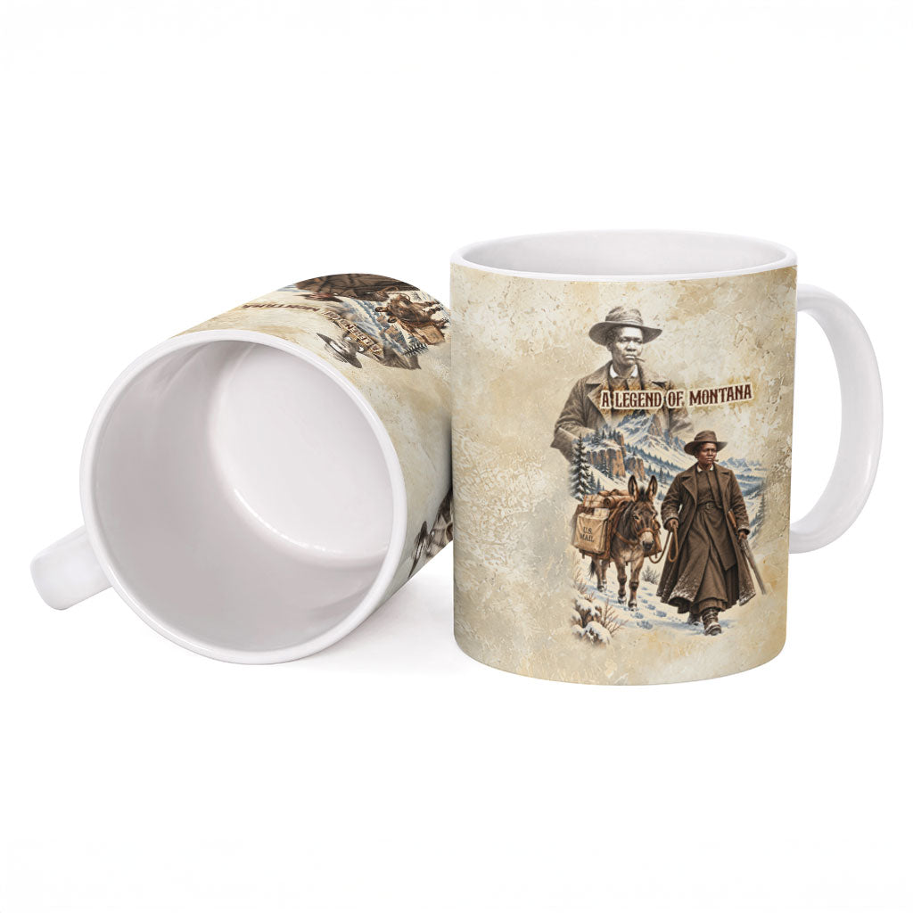 Mary Fields Stagecoach Mary Ceramic Mug Vintage Western Wild West Cascade Region Pioneer