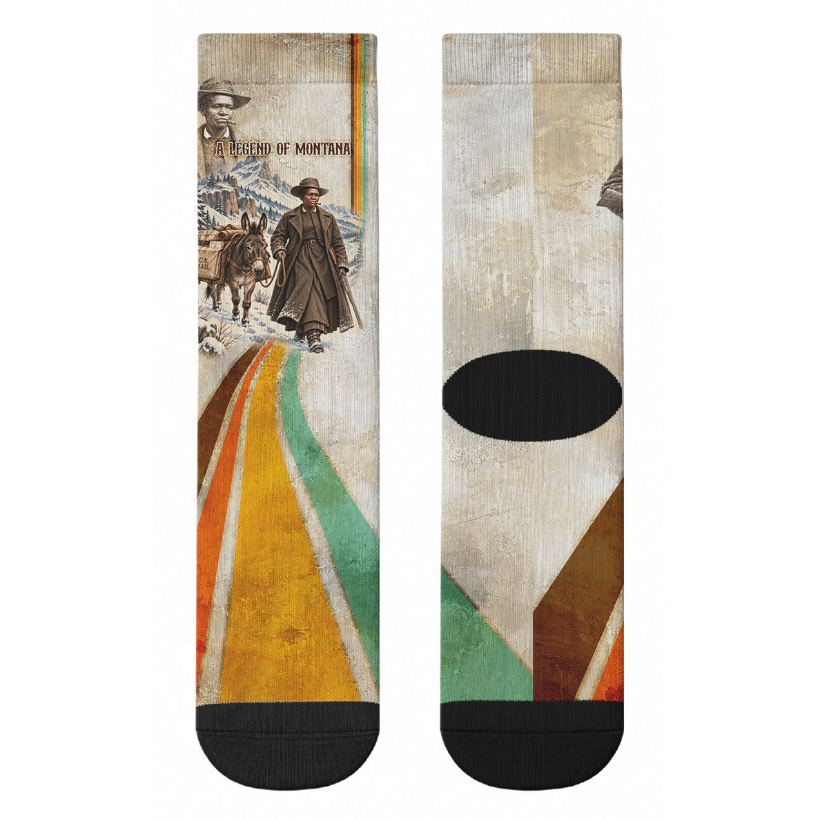 Mary Fields Stagecoach Mary Crew Socks Vintage Western Wild West Cascade Region Pioneer