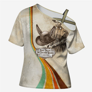 Mary Fields Stagecoach Mary Cross Shoulder Shirt Vintage Western Wild West Cascade Region Pioneer