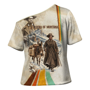 Mary Fields Stagecoach Mary Cross Shoulder Shirt Vintage Western Wild West Cascade Region Pioneer
