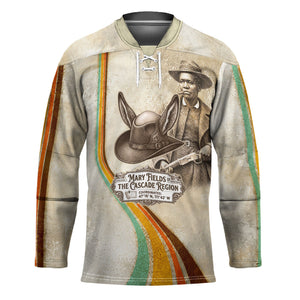 Mary Fields Stagecoach Mary Hockey Jersey Vintage Western Wild West Cascade Region Pioneer