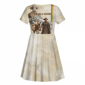 Mary Fields Stagecoach Mary Kid Short Sleeve Dress Vintage Western Wild West Cascade Region Pioneer