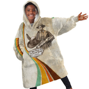 Mary Fields Stagecoach Mary Kid Wearable Blanket Hoodie Vintage Western Wild West Cascade Region Pioneer