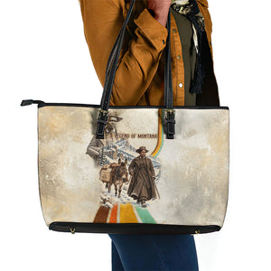 Mary Fields Stagecoach Mary Leather Tote Bag Vintage Western Wild West Cascade Region Pioneer