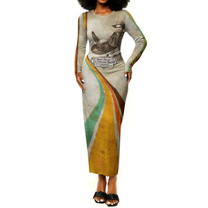 Mary Fields Stagecoach Mary Long Sleeve Bodycon Dress Vintage Western Wild West Cascade Region Pioneer