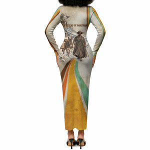 Mary Fields Stagecoach Mary Long Sleeve Bodycon Dress Vintage Western Wild West Cascade Region Pioneer
