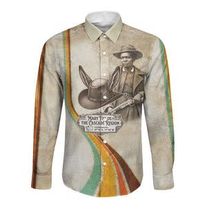 Mary Fields Stagecoach Mary Long Sleeve Button Shirt Vintage Western Wild West Cascade Region Pioneer