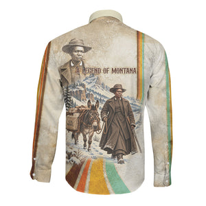 Mary Fields Stagecoach Mary Long Sleeve Button Shirt Vintage Western Wild West Cascade Region Pioneer