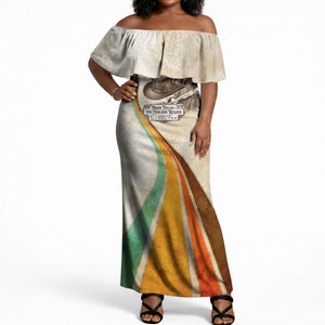 Mary Fields Stagecoach Mary Off Shoulder Maxi Dress Vintage Western Wild West Cascade Region Pioneer