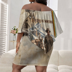 Mary Fields Stagecoach Mary Off Shoulder Short Dress Vintage Western Wild West Cascade Region Pioneer