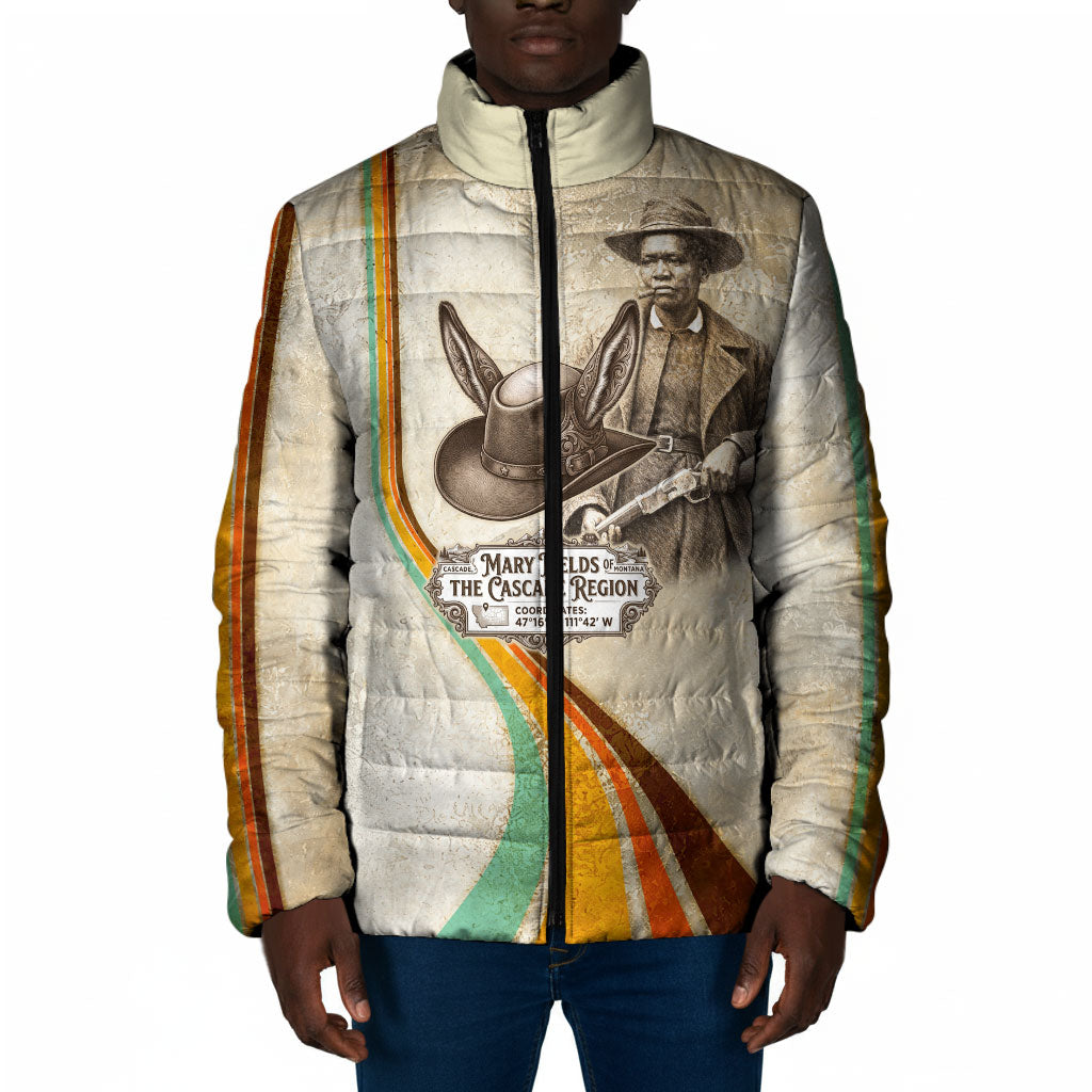 Mary Fields Stagecoach Mary Padded Jacket Vintage Western Wild West Cascade Region Pioneer