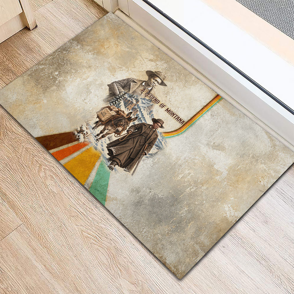 Mary Fields Stagecoach Mary Rubber Doormat Vintage Western Wild West Cascade Region Pioneer