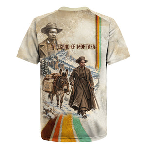 Mary Fields Stagecoach Mary Rugby Jersey Vintage Western Wild West Cascade Region Pioneer