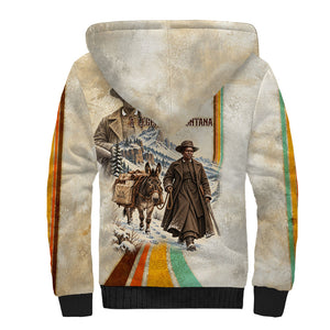 Mary Fields Stagecoach Mary Sherpa Hoodie Vintage Western Wild West Cascade Region Pioneer