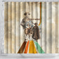 Mary Fields Stagecoach Mary Shower Curtain Vintage Western Wild West Cascade Region Pioneer