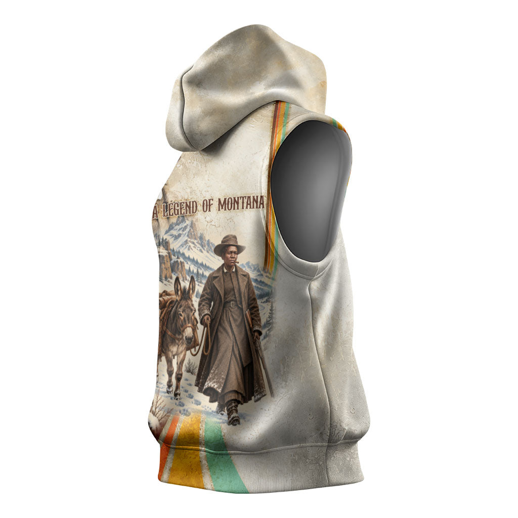 Mary Fields Stagecoach Mary Sleeveless Hoodie Vintage Western Wild West Cascade Region Pioneer