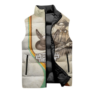 Mary Fields Stagecoach Mary Sleeveless Puffer Jacket Vintage Western Wild West Cascade Region Pioneer