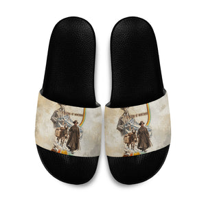Mary Fields Stagecoach Mary Slide Sandals Vintage Western Wild West Cascade Region Pioneer